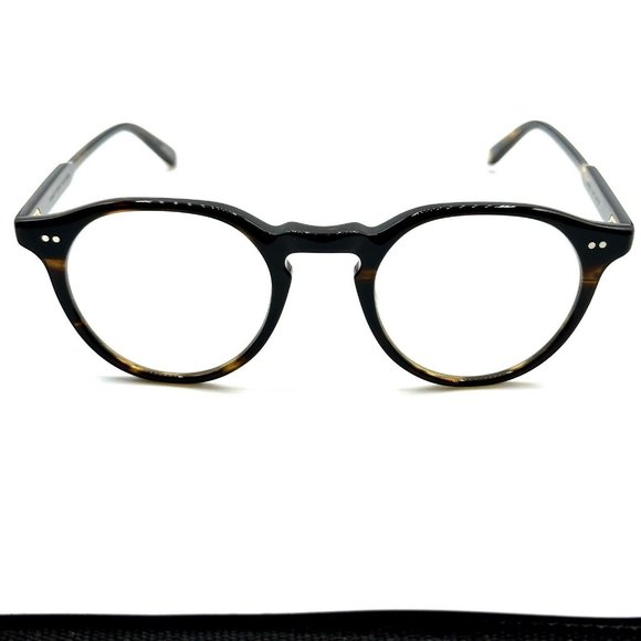 Garrett Leight GLCO Royce Color Coffee Tortoise Eyeglasses New Unisex - Picture 2 of 7